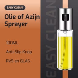 America's No.1 BBQ Oliesprayer - Olijfolie Sprayer - Gourmet / Gourmetten - Luxe Olie Sprayer - Olijfolie Fles Verstuiver voor Keuken - Oliefles Cooking Spray - BBQ Accesoires - Airfryer — thumbnail 4