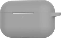 Hoesje - Geschikt voor Apple AirPods Pro 2 - Siliconen Hoes met Clip - Silicone Case Cover - Grijs — thumbnail 5