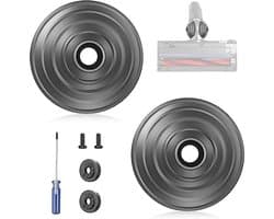 Vervangende V-kogelwielen geschikt voor Dyson Stofzuigerkop