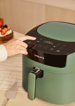 CREATE AIR PRO LARGE Enkel 6,2 l Vrijstaand 1800 W Heteluchtfriteuse Salie — thumbnail 6