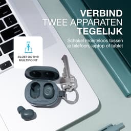 JLab JBuds Mini Draadloze Oordopjes - Bluetooth Oortjes Draadloos - 20 uur Batterijduur - Klein Design - Noise Cancelling Microfoon - Touch Sensoren - Multipoint - Groen — thumbnail 4