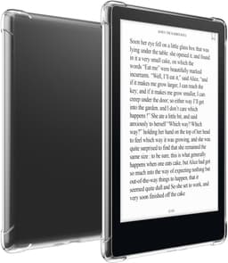 kwmobile ereader case geschikt voor Amazon Kindle Paperwhite (2024)/Colorsoft hoesje - E-reader cover - TPU e reader beschermhoes - In transparant — thumbnail 4