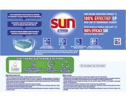 Sun Vaatwastabletten All-in-1 Normaal - 19 stuks