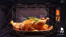 Magnetron met Grill 23 L 800 W Keramisch Emaille Grill Frituur en Standby Eco Wit — thumbnail 1
