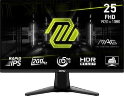 MSI MAG 255F E20 computer monitor 62,2 cm (24.5") 1920 x 1080 Pixels Full HD LCD Zwart — thumbnail 8