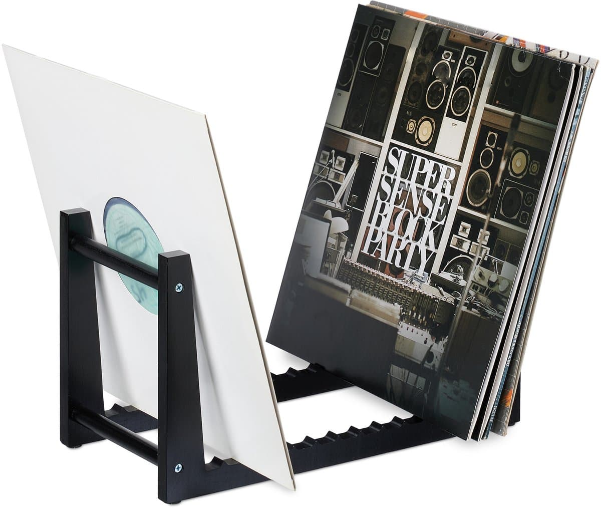 LP houder - voor 50 LP's - platenhouder - vinyl opbergsysteem — afbeelding 1