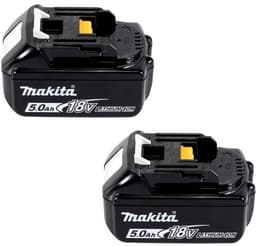 Makita DLM 382 T2 accugrasmaaier 36 V ( 2x 18 V ) 38 cm 40 l + 2x accu 5.0 Ah - zonder lader — thumbnail 3