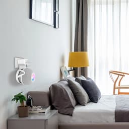 WiseGoods Premium Mini Speaker Houder Geschikt Voor Apple Homepod - Muurmontage Wall Mount - Muurbeugel Speakers - Wandbeugel Wit — thumbnail 4