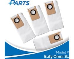Eufy Omni S1 Stofzakken (4 Stuks, Plus.Parts® alternatief voor T29B9)