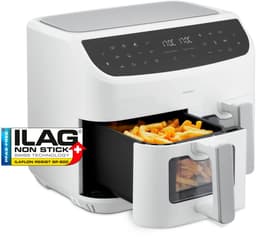 MEDION XXL Dubbele Airfryer P20 - 2 zones - 8,7 L - 2600 W - Wit — thumbnail 22