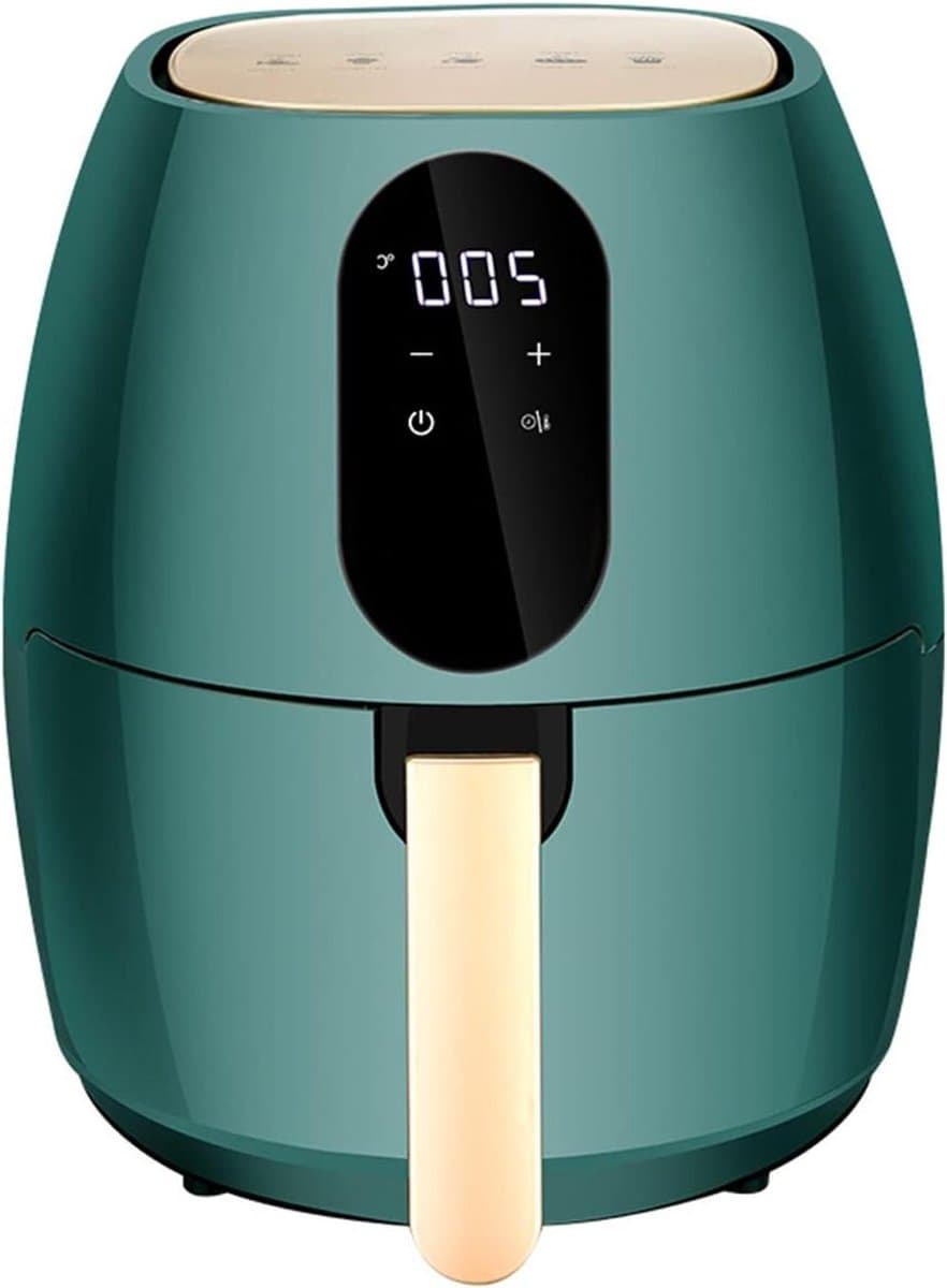 Luchtfriteuse Oven - Elektrische Frituurpan - Gezond Frituren - Grote Capaciteit - 65 Liter - Donkergroen — afbeelding 1