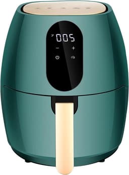 Luchtfriteuse Oven - Elektrische Frituurpan - Gezond Frituren - Grote Capaciteit - 65 Liter - Donkergroen — thumbnail 1