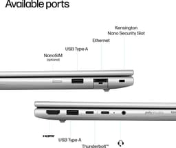 HP EliteBook 6 G1i 14 inch Notebook AI PC Intel Core Ultra 5 235U Laptop 35,6 cm (14") WUXGA 16 GB DDR5-SDRAM 512 GB SSD Wi-Fi 7 (802.11be) Windows 11 Pro Zilver — thumbnail 3