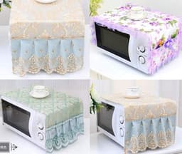 Stofhoes voor magnetron, Microwave Oven Dust Cover,Microwave Oven Protective Cover,Beautiful Microwave Oven Cover Dust Cover, — thumbnail 2