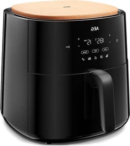 Heteluchtfriteuse - Airfryer Frituurpan - Gezond Koken - 8 Programma's - 68 Liter - Zwart — thumbnail 1