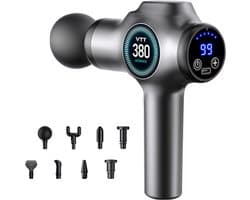 AHD® Massage Gun - Massage Pistool - Massage Gun Professioneel - Massage-gun - Grijs - 5cm x 3cm x 8cm