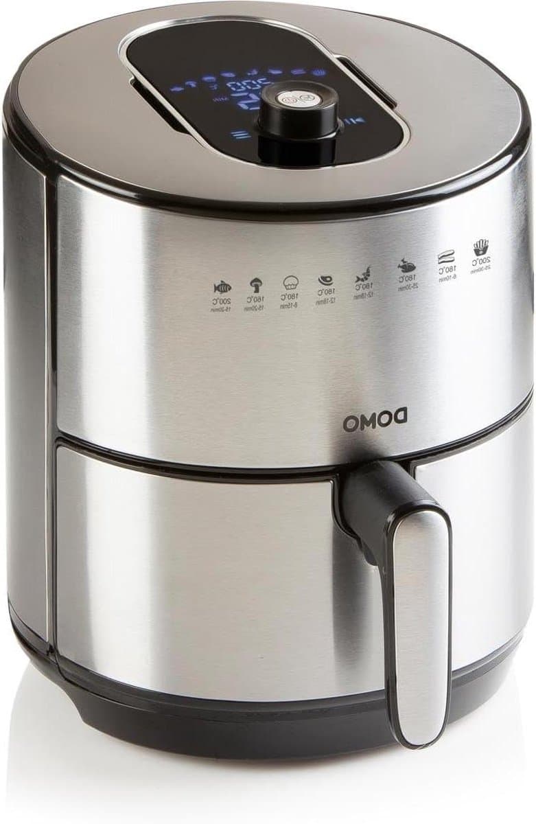 Heteluchtfriteuse - Airfryer - Gezond Frituren - Tot 80% Minder Vet - 4 Liter - Zilver — afbeelding 1