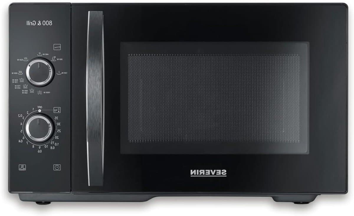 Magnetron met grill - Oven combi - Snel eten bereiden - Ruime inhoud - 25 Liter - Zwart — afbeelding 1