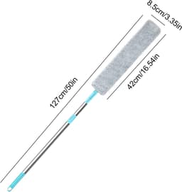 Schoonmaakgereedschap Onder Apparaten - Stofverwijderaar - Moeilijk Bereikbaar Schoonmaken - Intrekbare Steel - 126 cm - Enkel kenmerk — thumbnail 5