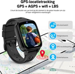 Ralio R5 GO - GPS horloge kind - 4G - Smartwatch Kinderen Met Simkaart - Video bellen& SOS-knop - GPS Tracker Kind - Schoolmodus - Waterdicht Kinderhorloge - Stappenteller, Geofencing -Cadeaus voor Jongens en Meisjes — thumbnail 3