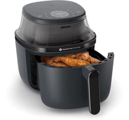 Philips 3000 Series Airfryer - NA340/00 - Kijkvenster - RapidAir Plus - 7.2L - Tot 6 Personen - Zwart — thumbnail 4