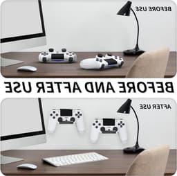 Multifunctionele hoofdtelefoonhouder voor gaming, bureauaccessoires en desktoporganizers, geschikt voor de meeste hoofdtelefoons — thumbnail 3