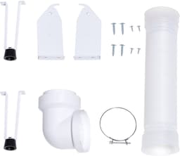 Afvoerdroger 2.5 Kg - Wandmontage, PTC Keramisch, 200 Minuten Timer, Dubbel Filtersysteem - Wit — thumbnail 3