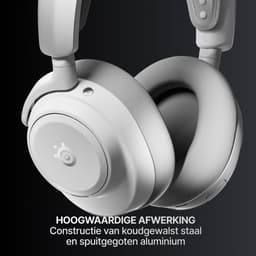 SteelSeries - Arctis Nova Pro Omni - Hi-Res Wireless Certified Gaming Headset - White — thumbnail 4