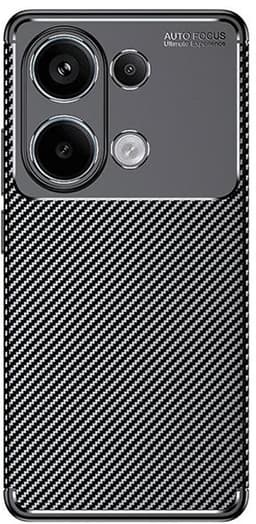 Beline Carbon - Etui - Xiaomi Redmi Note 13 Pro - Bescherming - Zwart — thumbnail 1