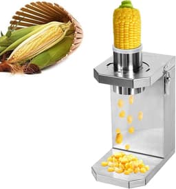 Automatische Maïsschiller - Elektrische Maïs Dorsch - Snel Maïs Bereiden - Krachtige 40W Motor - 33 x 18.8 cm - Zilver — thumbnail 1