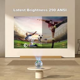 Mini Beamer WK Editie - Voetbal Beamer - Alles-in-één Smart TV Projector - 2026 model - Android TV Besturingssysteem - WiFi & Bluetooth - 4k support - Beamer - Home Cinema — thumbnail 5