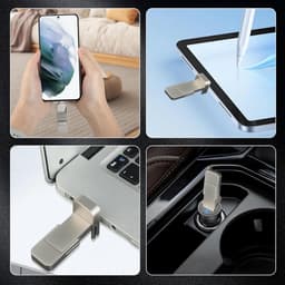 USB-C Stick - Externe SSD - Snelle Data Overdracht - 2-in-1 Type C A - 512 GB - Zilver — thumbnail 3