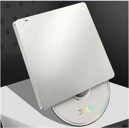 Externe DVD-drive - CD-brander Recorder - Bestanden Archiveren - USB 3.0 Type C - 15x15x2 cm - Zilver — thumbnail 4