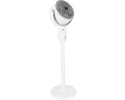 Staande Ventilator - Luchtcirculator - Comfort Verhogend - Met Afstandsbediening - Verstelbare Hoogte - Wit