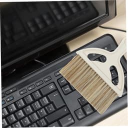 Mini Reinigingsset - Bezem Stoffer - Bureau Schoonmaken - Compact Ontwerp - 20 cm Lengte - Wit — thumbnail 4