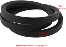 Dailygoods - Grasmaaier V-riem 954-0629 - Compatibel met 450 en 500 — thumbnail 5