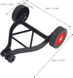 Dailygoods- Draadtrimmer Steunwielen - Verstelbare Hoogte - Universeel Compatibel - Duurzaam Kunststof - Extra Stabiliteit - Voor Grasmaaier - Grasmaaierwielen — thumbnail 3