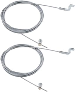 Dailygoods- Gaskabel 2000 mm - Flexibele Kabel - Z-haak Motorremkabel - Staal - Diameter 1,5 mm - Duurzaam en Sterk — thumbnail 1