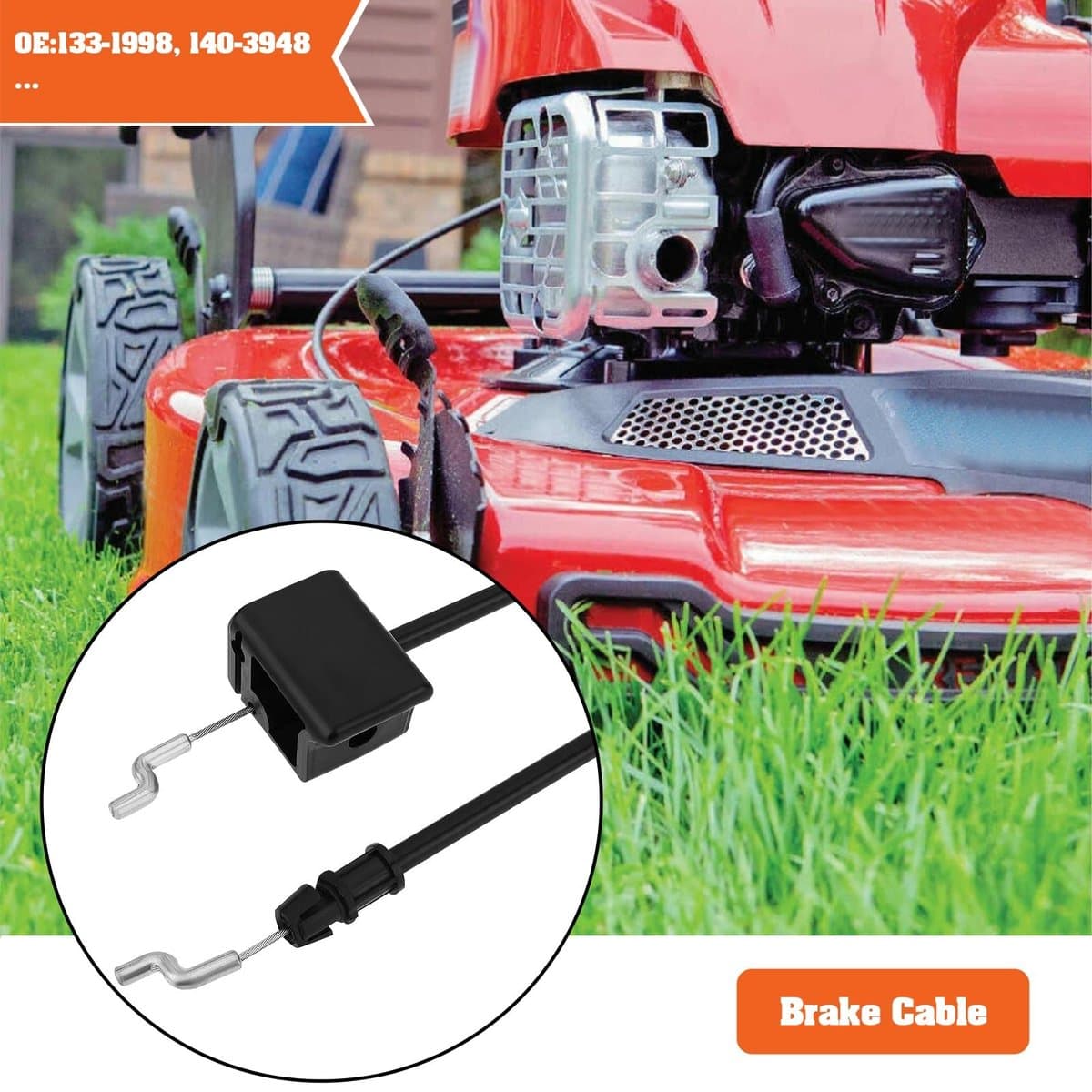 Dailygoods - Remkabel 140-3948 voor Grasmaaier - Vervangend Onderdeel Compatibel met Toro Modellen — afbeelding 1
