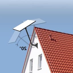 Verstelbare Houder voor Satellietschotel, Montagekit met Pijpadapter, Wand- en Dakklem voor Betrouwbare Installatie van Internetverbinding — thumbnail 4