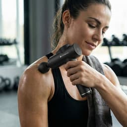 Axerotec Massage Gun - Massage apparaat - Massage-Gun - Massage Gun Professioneel - Massage Gun Pro - Massage Pistool - Massage Apparaat voor rug en nek - Massage Apparaat Schouder - Massage apparaat benen - 6 Massagekoppen - Hardcase - 6 snelheden — thumbnail 5