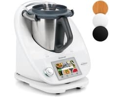 Glijplank voor Thermomix - Keukenmachine plank - Apparaat Verplaatsen - Met Wielen - 35 x 30 cm - Wit