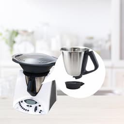 Mengkom Keukenmachine - Reservekom - Koken - Hoge Temperatuur Bestendig - 155 x 144 x 5 cm - Wit — thumbnail 2