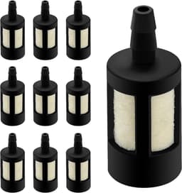 Benzinefilter – Voor benzinekettingzaag, grasmaaier, blower, trimmer, 10 stuks — thumbnail 1