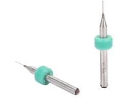 Pack of 10 Mini Carbide Drill Bits 0.25mm High Hardness Mini Drill for Circuit Board, CNC Engraving (0.25mm)