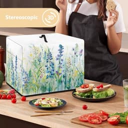Keuken Apparaat Cover - Stofhoes Snijmachine - Keuken Apparaten Beschermen - Met Zijvak - 41 x 33 x 33 cm — thumbnail 3
