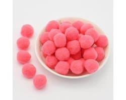 Kleurrijke mini pompons van 15mm - 144 stuks voor knutselen, decoratie en creatieve DIY-projecten, ideaal voor viltballen en handgemaakte ambachten