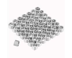 50 Stuks RVS Draad Helicoil Inserts M8 voor Draadherstel, Spirale Draadversterking en Assortiment Draadreparatie 1.25 x 1.5D