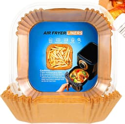 Airfryer Siliconen Voeringen - Airfryer Mandjes - Bakken en Frituren - Herbruikbaar en Hittebestendig - 165 cm Rond - Zwart — thumbnail 7