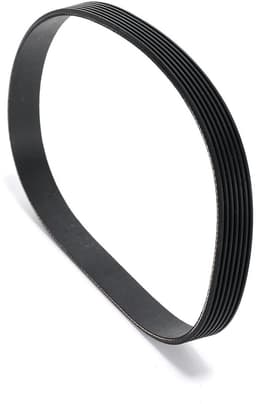 Grasmaaier Aandrijfriem - V-snaar Rubberen Riem - Motor Aandrijven - 7 Ribbels - 490 mm Omtrek 16 mm Breedte - Zwart — thumbnail 1